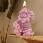 Molde em silicone para velas