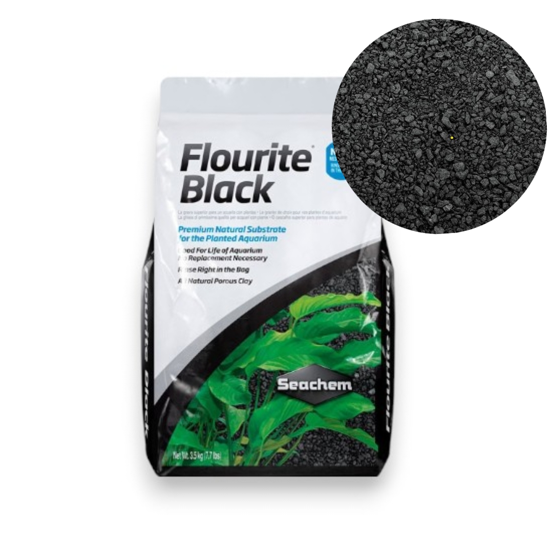 Seachem Flourite Black – Substrato Natural para Aquários Plantados Seachem Flourite Black – Substrato Natural para Aquários Plantados