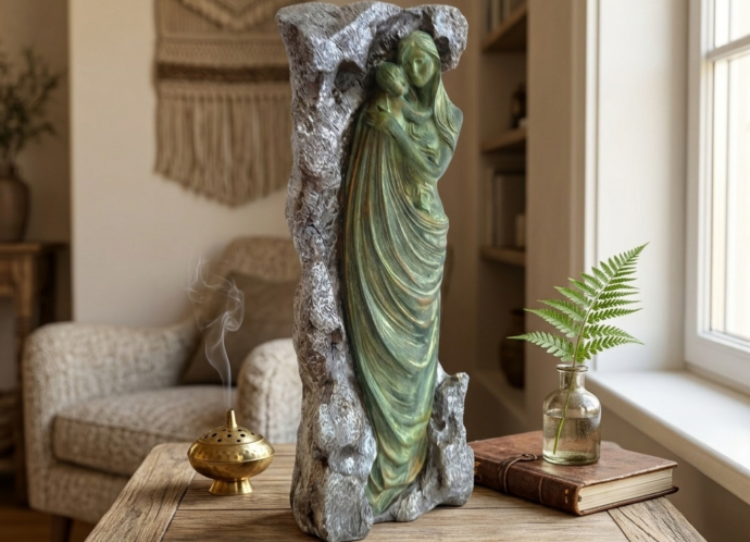 Estatueta_Mãe_menino